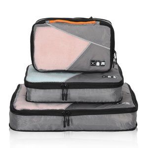 Hynes Eagle 3 Piece Grey Packing Cube Set